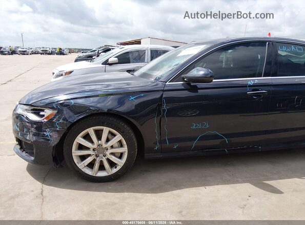 WAUGFAFC3GN014232 2016 AUDI A6 Dark Blue Вид спереди