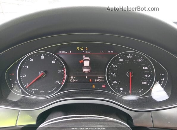 WAUGFAFC3GN014232 2016 AUDI A6 Dark Blue Вид задних сидений