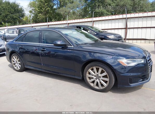 WAUGFAFC3GN014232 2016 AUDI A6 Dark Blue Вид задней части салона