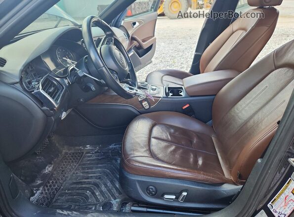 WAUGFAFC3GN058148 2016 AUDI A6 Charcoal Սալոնի դիմացի տեսք