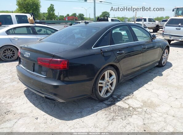 WAUGFAFC6GN008747 2016 AUDI A6 Черный Задняя правая четверть