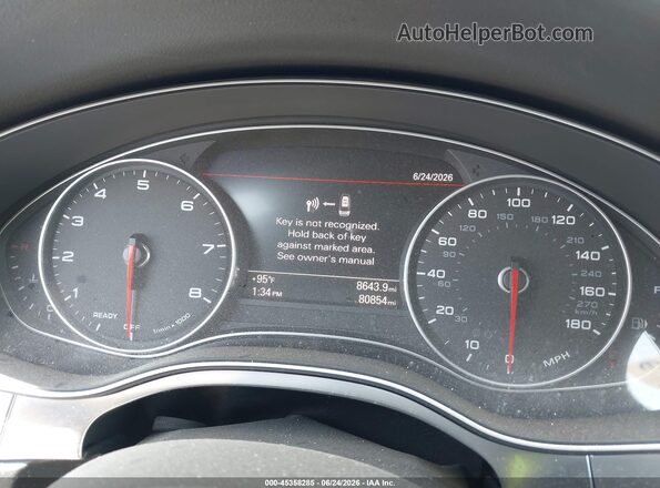 WAUGFAFC6GN008747 2016 AUDI A6 Черный Вид задних сидений