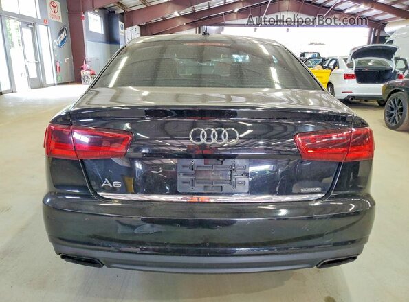 WAUGFAFC7GN008725 2016 AUDI A6 Black Вид ззаду