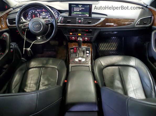 WAUGFAFC7GN008725 2016 AUDI A6 Black Вид панелі приладів