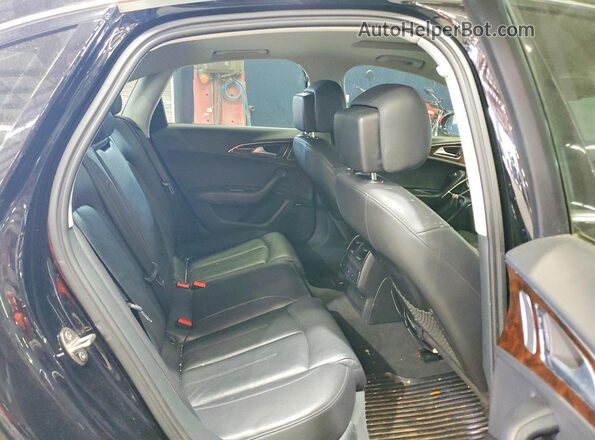 WAUGFAFC7GN008725 2016 AUDI A6 Black Вид задніх сидінь