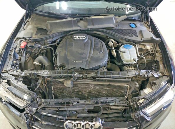 WAUGFAFC7GN008725 2016 AUDI A6 Black Вид задньої частини салону