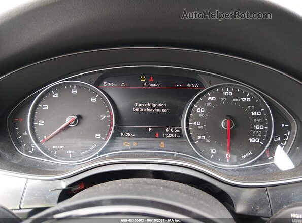 WAUGFAFC7GN019921 2016 AUDI A6 Black Вид задніх сидінь