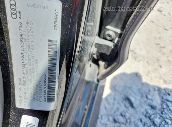 WAUGFAFC8GN045184 2016 AUDI A6 Black 