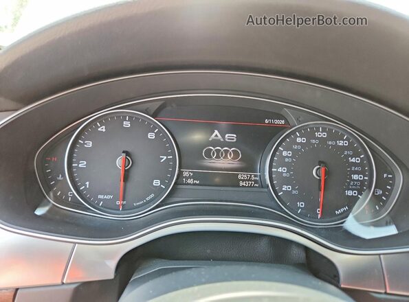 WAUGFAFC8GN045184 2016 AUDI A6 Black 