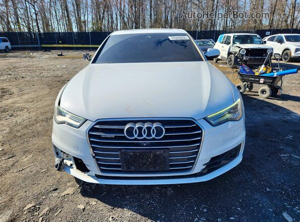 WAUGFAFCXGN053061 2016 AUDI A6 White Вид спереду