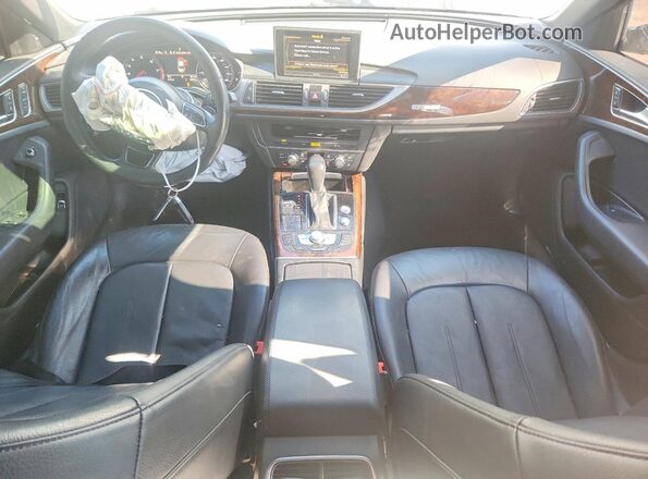 WAUGFAFCXGN053061 2016 AUDI A6 White Вид панелі приладів