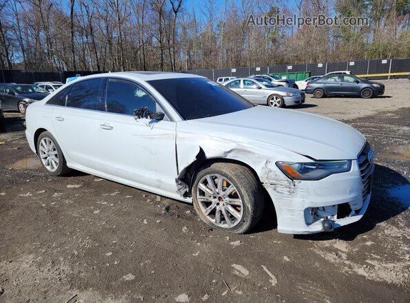 WAUGFAFCXGN053061 2016 AUDI A6 White Передня права чверть