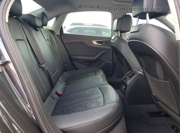 WAUGMAF40KA026899 2019 AUDI A4 Gray Vista de los asientos traseros