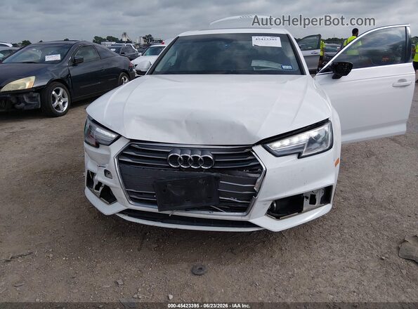 WAUGMAF41KN004211 2019 AUDI A4 White წინა ხედი