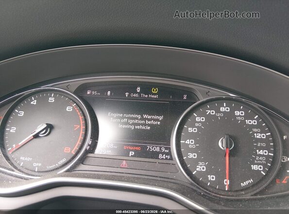 WAUGMAF41KN004211 2019 AUDI A4 White უკანა სავარძლების ხედი