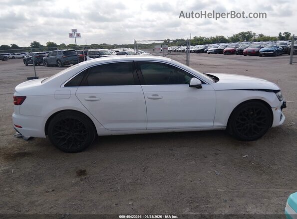WAUGMAF41KN004211 2019 AUDI A4 White უკანა სალონის ხედი