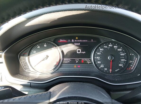 WAUGMAF43LN009251 2020 AUDI A4 Blue Widok tylnych siedzeń