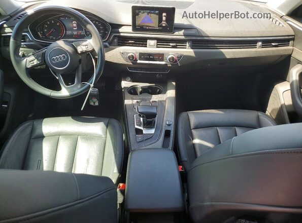 WAUGMAF44KN013033 2019 AUDI A4 Black Dashboard view