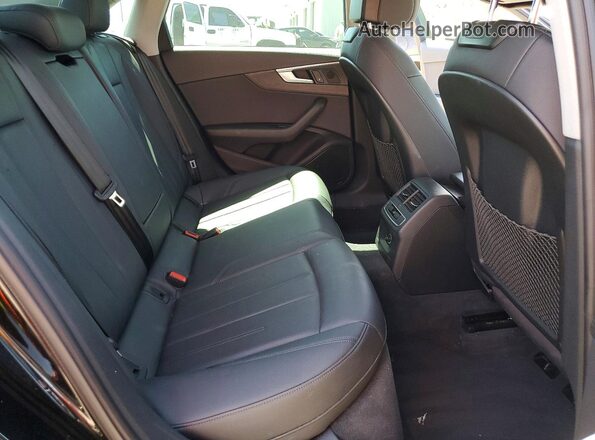 WAUGMAF44KN013033 2019 AUDI A4 Black Rear seats view
