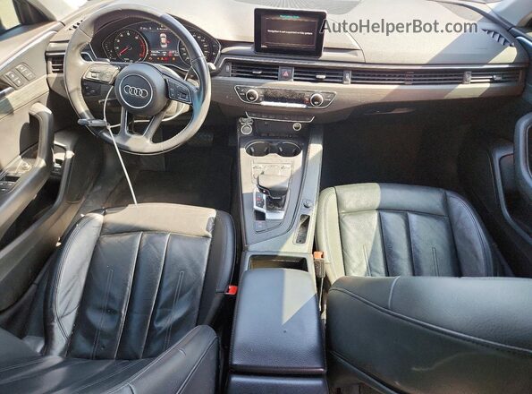 WAUGMAF44KN020645 2019 AUDI A4 Black Widok deski rozdzielczej