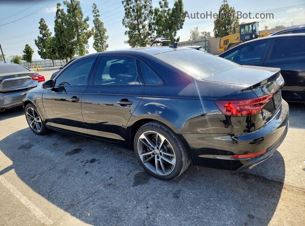 WAUGMAF44KN020645 2019 AUDI A4 Black Tył lewy