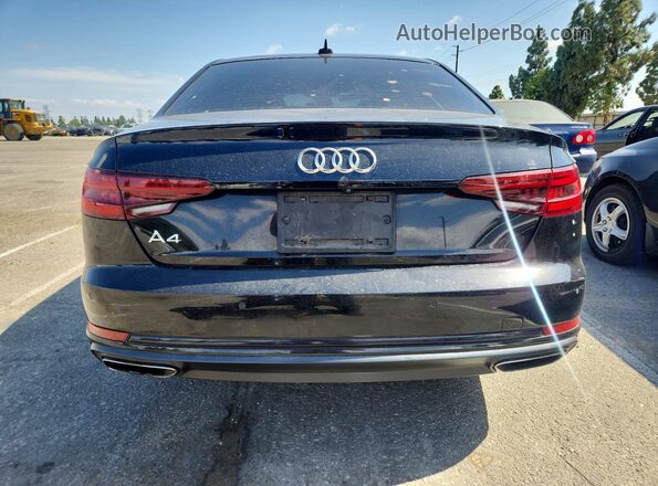 WAUGMAF44KN020645 2019 AUDI A4 Black Widok z tyłu