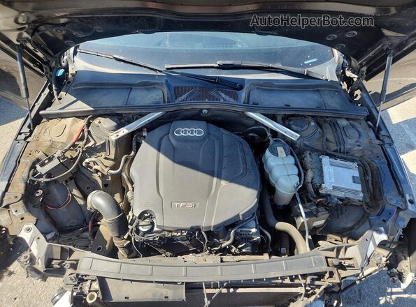 WAUGMAF44KN020645 2019 AUDI A4 Black Widok wnętrza z tyłu