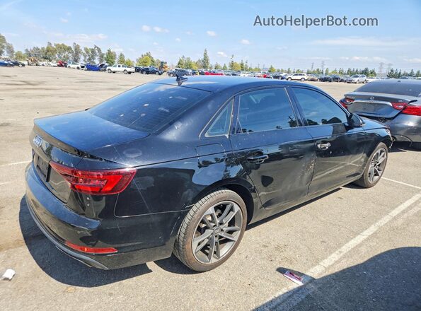 WAUGMAF44KN020645 2019 AUDI A4 Black Tył prawy