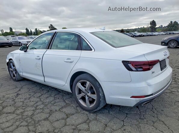 WAUGMAF45KA023030 2019 AUDI A4 White Trasero izquierdo