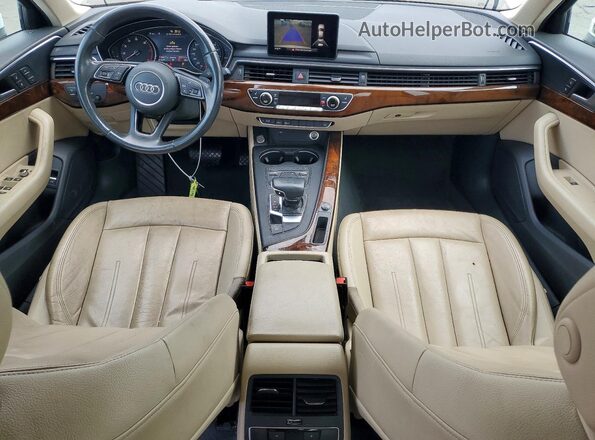 WAUGMAF45KA023030 2019 AUDI A4 White Vista del salpicadero