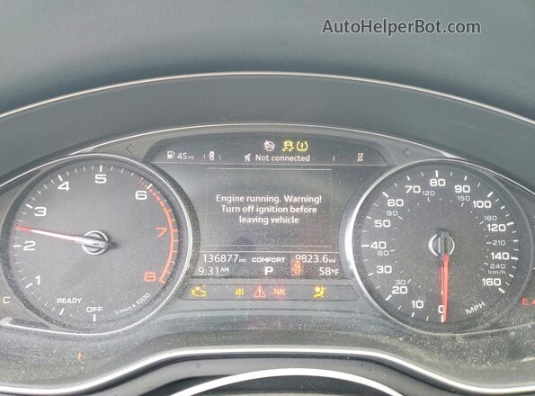 WAUGMAF45KA023030 2019 AUDI A4 White Vista del cuadro de instrumentos