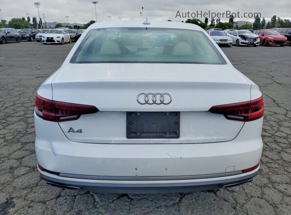 WAUGMAF45KA023030 2019 AUDI A4 White Vista trasera