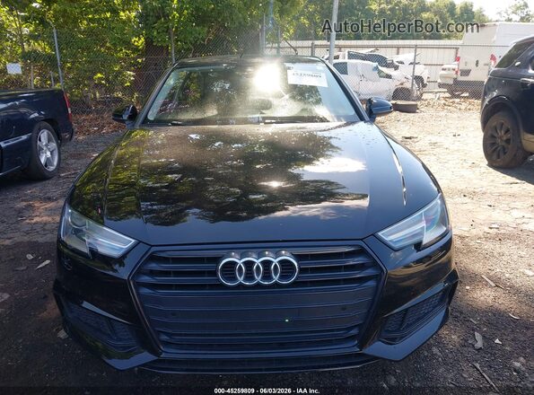 WAUGMAF45KA096317 2019 AUDI A4 Black ხელსაწყოთა პანელის ხედი