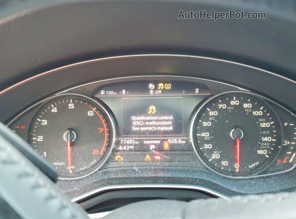WAUGMAF46KN005404 2019 AUDI A4 Black Vista del cuadro de instrumentos