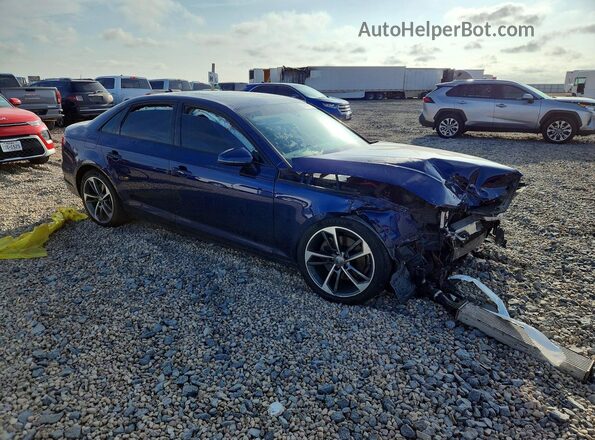 WAUGMAF48KN018199 2019 AUDI A4 Синий 