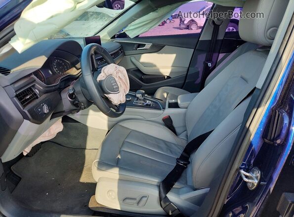 WAUGMAF48KN018199 2019 AUDI A4 Синий 