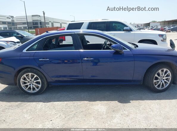 WAUGMAF48LN005292 2020 AUDI A4 Blue Widok wnętrza z tyłu
