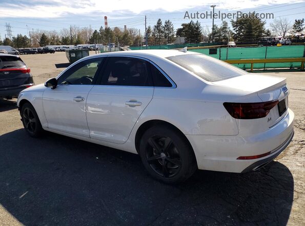 WAUGMAF4XKA023511 2019 AUDI A4 Белый Задняя левая четверть