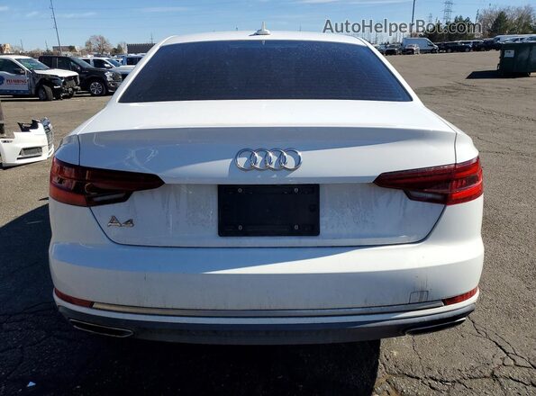 WAUGMAF4XKA023511 2019 AUDI A4 Белый Вид сзади