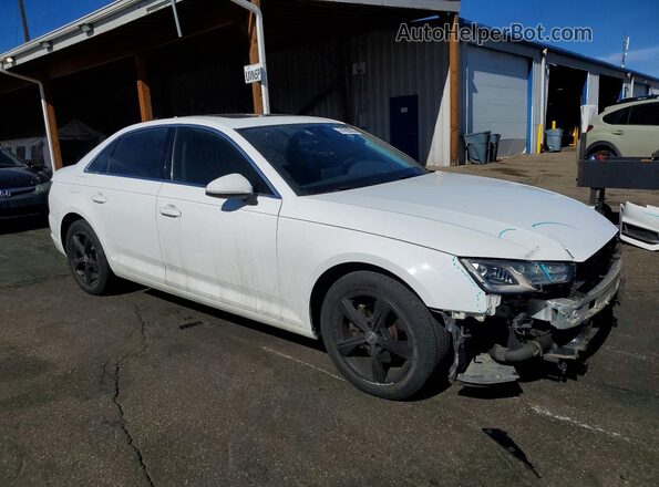 WAUGMAF4XKA023511 2019 AUDI A4 Белый Передняя правая четверть