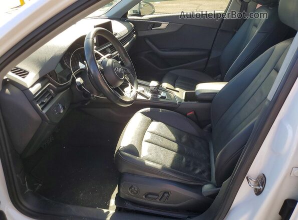 WAUGMAF4XKA023511 2019 AUDI A4 Белый Вид салона спереди