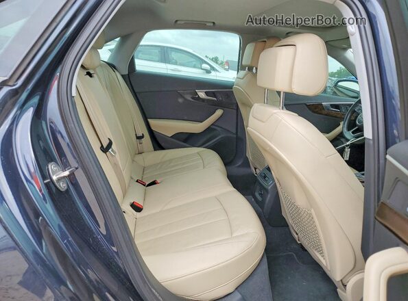 WAUGNAF41HN004473 2017 AUDI A4 Black Widok tylnych siedzeń