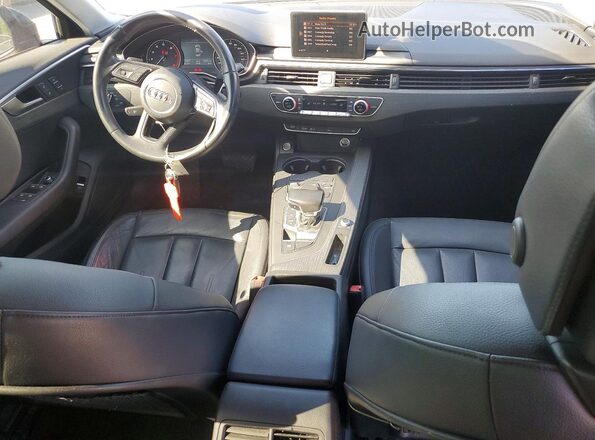 WAUGNAF43HN015412 2017 AUDI A4 Black წინა პანელის ხედი