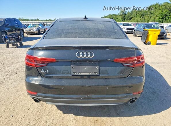 WAUGNAF43HN015412 2017 AUDI A4 Black უკანა ხედი