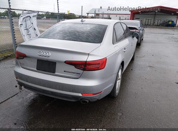 WAUGNAF44HN017881 2017 AUDI A4 Silver Tył prawy