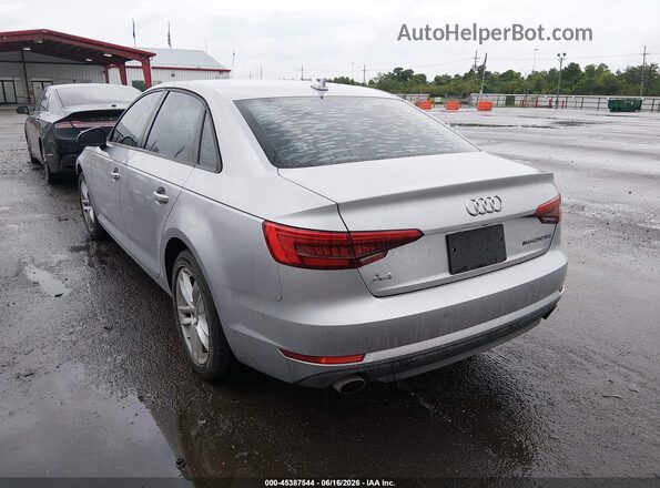 WAUGNAF44HN017881 2017 AUDI A4 Silver Tył lewy