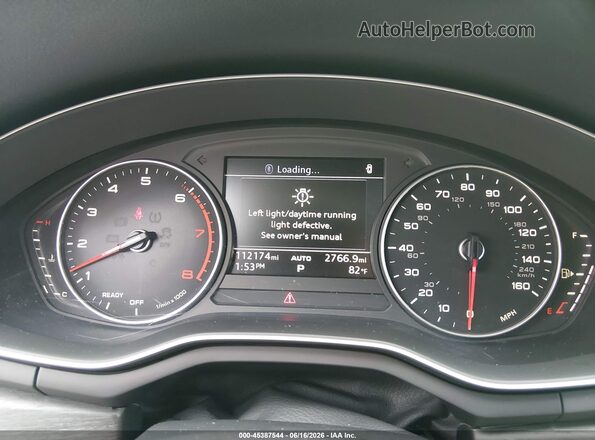 WAUGNAF44HN017881 2017 AUDI A4 Silver Widok tylnych siedzeń