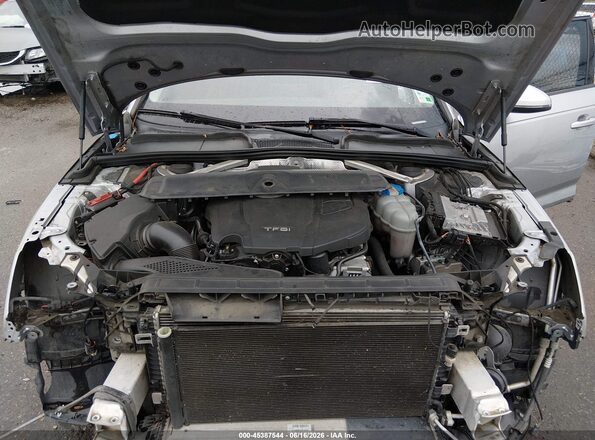 WAUGNAF44HN017881 2017 AUDI A4 Silver Widok z tyłu