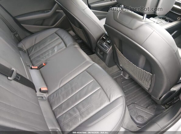 WAUGNAF44HN017881 2017 AUDI A4 Silver Widok naklejki z numerem VIN