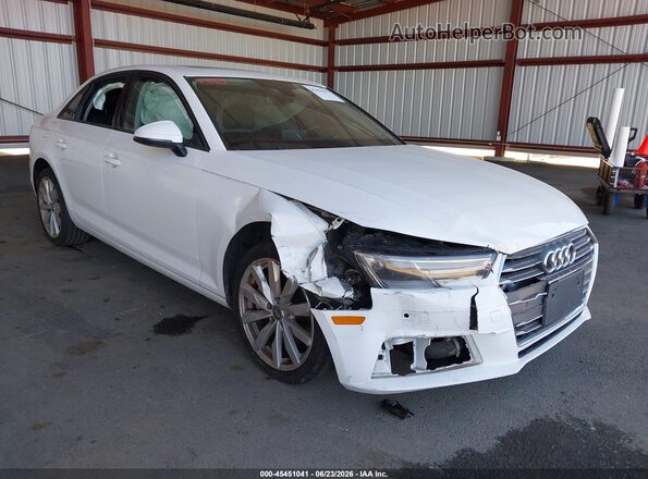 WAUGNAF47HN005417 2017 AUDI A4 White წინა ხედი